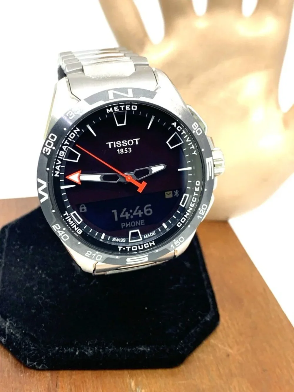 Tissot T- Touch Connect Solar Men's Watch Titanium Black 47.5mm T1214204405100